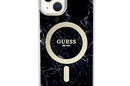 Guess Marble MagSafe - Etui iPhone 14 (Czarny) - zdjęcie 3