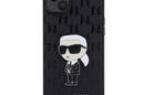 Karl Lagerfeld Saffiano Monogram NFT Ikonik - Etui iPhone 14 Plus (Czarny) - zdjęcie 3