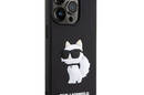 Karl Lagerfeld 3D Rubber NFT Choupette - Etui iPhone 14 Pro (Czarny) - zdjęcie 4