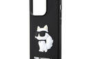 Karl Lagerfeld 3D Rubber NFT Choupette - Etui iPhone 14 Pro (Czarny) - zdjęcie 6