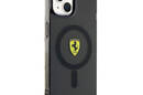 Ferrari Translucent MagSafe - Etui iPhone 14 Plus (Czarny) - zdjęcie 4