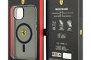 Ferrari Translucent MagSafe - Etui iPhone 14 Plus (Czarny) - zdjęcie 8