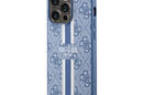 Guess 4G Printed Stripes MagSafe - Etui iPhone 14 Pro (Niebieski) - zdjęcie 2