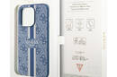 Guess 4G Printed Stripes MagSafe - Etui iPhone 14 Pro (Niebieski) - zdjęcie 8
