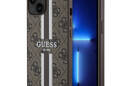 Guess 4G Printed Stripes MagSafe - Etui iPhone 14 Plus (Br - zdjęcie 1