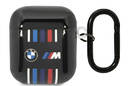 BMW Multiple Colored Lines - Etui AirPods 1/2 gen (Czarny) - zdjęcie 1