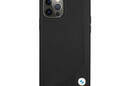 BMW Leather Deboss - Etui iPhone 12 / iPhone 12 Pro (czarny) - zdjęcie 3