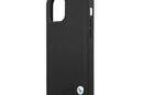 BMW Leather Deboss - Etui iPhone 12 / iPhone 12 Pro (czarny) - zdjęcie 6