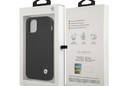 BMW Leather Deboss - Etui iPhone 12 / iPhone 12 Pro (czarny) - zdjęcie 8