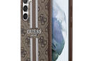 Guess 4G Printed Stripe - Etui Samsung Galaxy S23 (bršzowy) - zdjęcie 1
