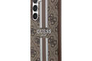 Guess 4G Printed Stripe - Etui Samsung Galaxy S23 (bršzowy) - zdjęcie 2