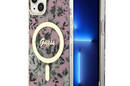 Guess Flower MagSafe - Etui iPhone 14 Plus (R - zdjęcie 1