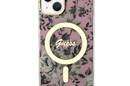 Guess Flower MagSafe - Etui iPhone 14 Plus (R - zdjęcie 3