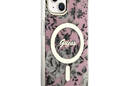 Guess Flower MagSafe - Etui iPhone 14 Plus (R - zdjęcie 4