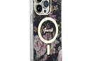 Guess Flower MagSafe - Etui iPhone 14 Pro Max (Czarny) - zdjęcie 4