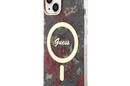 Guess Flower MagSafe - Etui iPhone 14 (Zielony) - zdjęcie 2