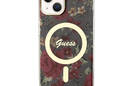 Guess Flower MagSafe - Etui iPhone 14 (Zielony) - zdjęcie 3