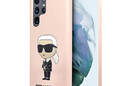 Karl Lagerfeld Silicone NFT Ikonik - Etui Samsung Galaxy S23 Ultra (różowy) - zdjęcie 1
