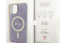 Guess 4G MagSafe - Etui iPhone 14 (Purpurowy) - zdjęcie 8
