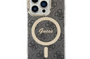 Guess 4G MagSafe - Etui iPhone 14 Pro (Czarny) - zdjęcie 2