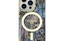 Guess Leopard MagSafe - Etui iPhone 14 Pro Max (Niebieski) - zdjęcie 3