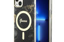 Guess Golden Marble MagSafe - Etui iPhone 14 (Czarny) - zdjęcie 1