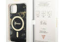 Guess Golden Marble MagSafe - Etui iPhone 14 (Czarny) - zdjęcie 8
