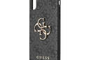 Guess 4G Big Metal Logo - Etui iPhone X (szary) - zdjęcie 6