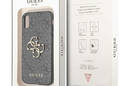 Guess 4G Big Metal Logo - Etui iPhone X (szary) - zdjęcie 7
