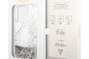Guess Liquid Glitter Marble - Etui iPhone 14 Pro (Bia - zdjęcie 8