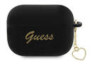 Guess Silicone Heart Charm - Etui AirPods Pro 2 (czarny) - zdjęcie 1