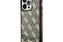 Guess Liquid Glitter Transculent 4G - Etui iPhone 14 Pro Max (Czarny) - zdjęcie 2