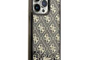 Guess Liquid Glitter Transculent 4G - Etui iPhone 14 Pro Max (Czarny) - zdjęcie 4