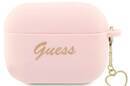 Guess Silicone Heart Charm - Etui AirPods Pro 2 (r - zdjęcie 1
