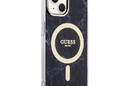 Guess Marble MagSafe - Etui iPhone 14 Plus (Czarny) - zdjęcie 4