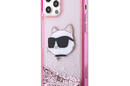 Karl Lagerfeld Liquid Glitter NFT Choupette Head - Etui iPhone 12 / iPhone 12 Pro (r - zdjęcie 2