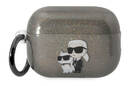 Karl Lagerfeld Glitter NFT Karl & Choupette - Etui AirPods Pro 2 (czarny) - zdjęcie 1