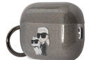 Karl Lagerfeld Glitter NFT Karl & Choupette - Etui AirPods Pro 2 (czarny) - zdjęcie 3