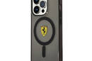 Ferrari Translucent MagSafe - Etui iPhone 14 Pro (Czarny) - zdjęcie 2