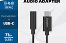 Energizer Ultimate - Adapter audio USB-C do jack 3,5 mm 11 cm (Czarny) - zdjęcie 3