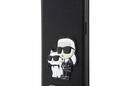Karl Lagerfeld Booktype NFT Saffiano Karl & Choupette - Etui iPhone 14 Pro (Czarny) - zdjęcie 1