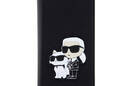 Karl Lagerfeld Booktype NFT Saffiano Karl & Choupette - Etui iPhone 14 Pro (Czarny) - zdjęcie 3