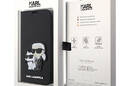 Karl Lagerfeld Booktype NFT Saffiano Karl & Choupette - Etui iPhone 14 Pro (Czarny) - zdjęcie 7