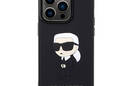 Karl Lagerfeld 3D Rubber NFT Ikonik - Etui iPhone 14 Pro (Czarny) - zdjęcie 3