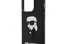 Karl Lagerfeld 3D Rubber NFT Ikonik - Etui iPhone 14 Pro (Czarny) - zdjęcie 6