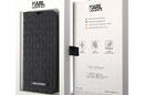Karl Lagerfeld Booktype Saffiano Monogram - Etui iPhone 14 Pro (Czarny) - zdjęcie 7