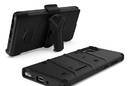 Zizo Bolt Cover - Pancerne etui Samsung Galaxy Note 10 oraz podstawka & uchwyt do paska (Black/Black) - zdjęcie 4