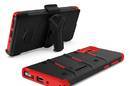 Zizo Bolt Cover - Pancerne etui Samsung Galaxy Note 10 oraz podstawka & uchwyt do paska (Black/Red) - zdjęcie 7