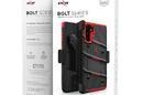 Zizo Bolt Cover - Pancerne etui Samsung Galaxy Note 10 oraz podstawka & uchwyt do paska (Black/Red) - zdjęcie 8