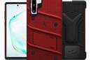 Zizo Bolt Cover - Pancerne etui Samsung Galaxy Note 10 oraz podstawka & uchwyt do paska (Red/Black) - zdjęcie 1